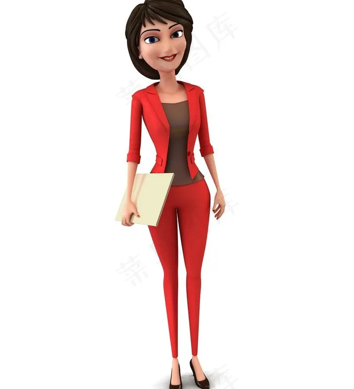3d商务女士图片
