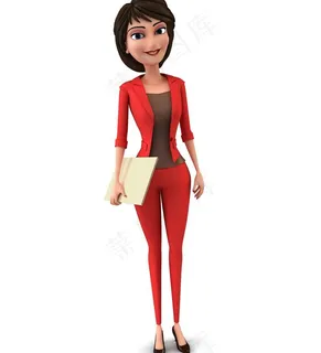 3d商务女士图片 3d商务女士图片