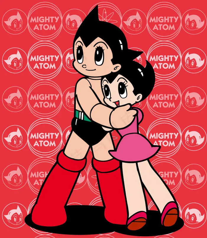 位图 卡通形象 阿童木 小兰 英文...