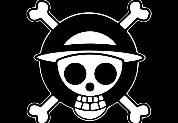 海贼王骷髅矢量设计图片eps,ai矢量模版下载