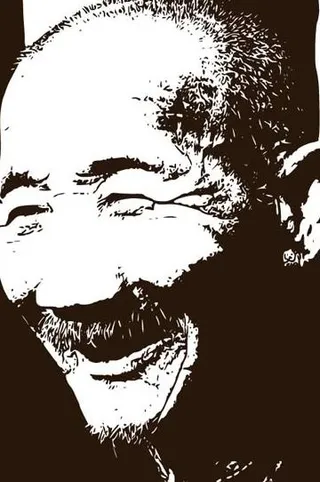 矢量人物肖像父亲图片