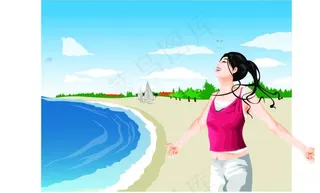 手绘ai素材图片