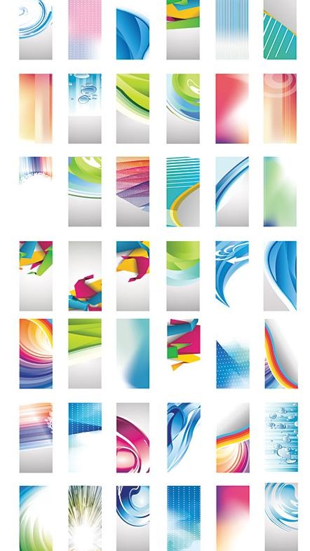 动感科技卡片背景矢量