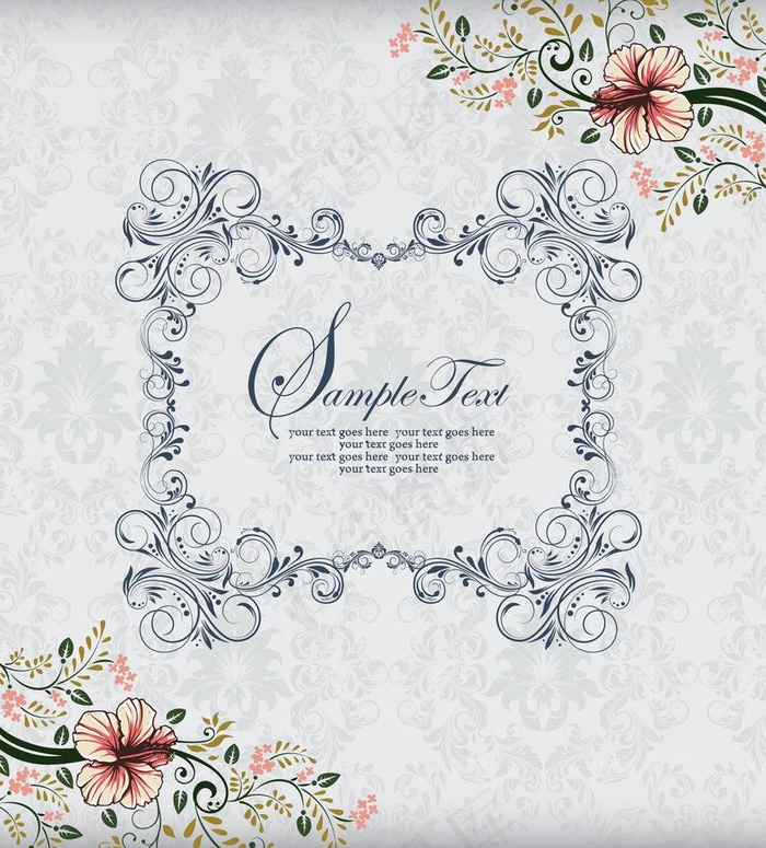 婚礼邀请卡图片