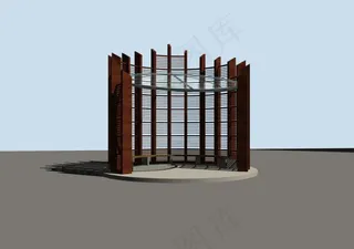 亭子设计小品建筑3D设计模型