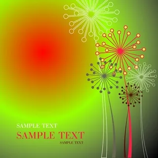 春天朦胧背景矢量素材