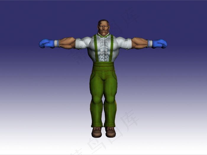 DUDLEY街头霸王3D模型