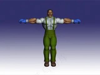 DUDLEY街头霸王3D模型