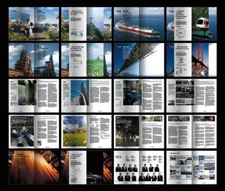 企业形象画册设计矢量素材