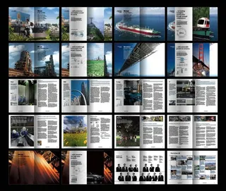 企业形象画册设计矢量素材