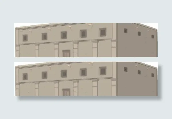 古代建筑eps,ai矢量模版下载