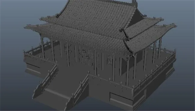 市院装饰游戏模型