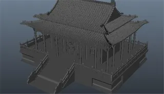 市院装饰游戏模型