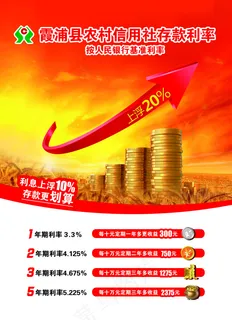 农村信用社存款利率