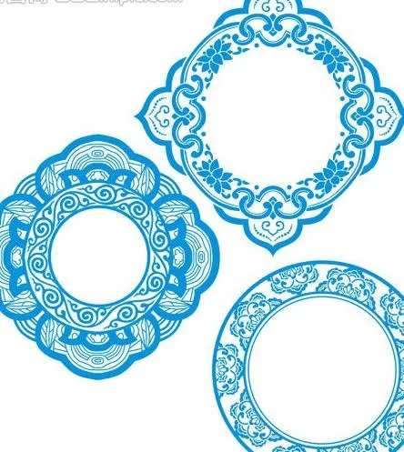 漂亮的花框装饰图片