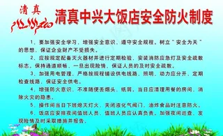 防火制度图片