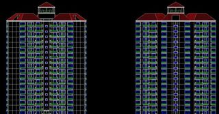 高尔夫别墅 住宅楼立面