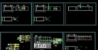 消防水泵房及发电机房配电系统图