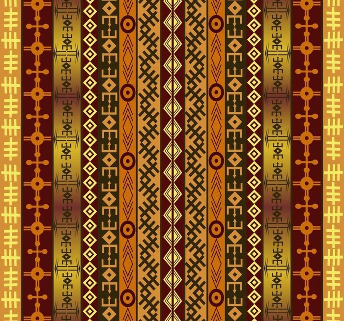 非洲无缝花纹图案图片