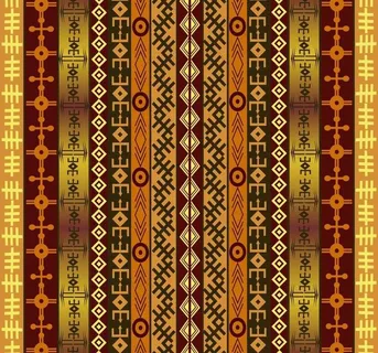 非洲无缝花纹图案图片