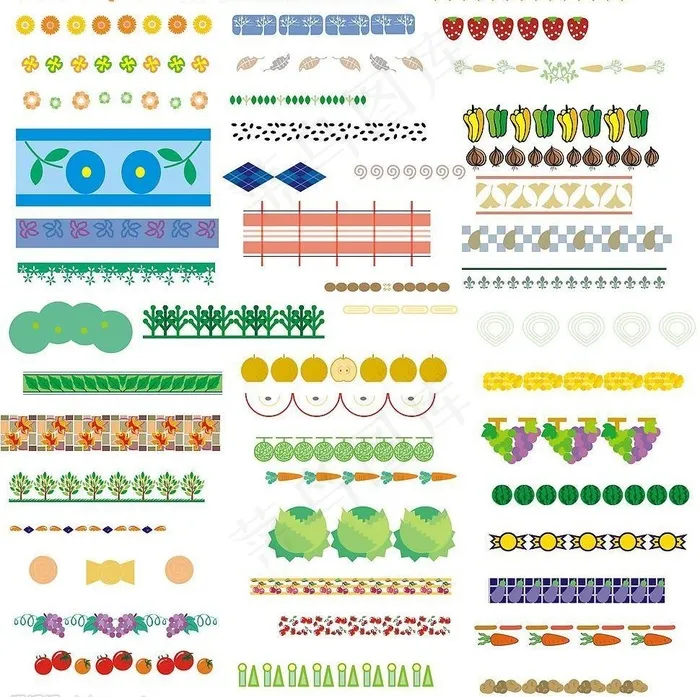 卡通边框图片cdr矢量模版下载
