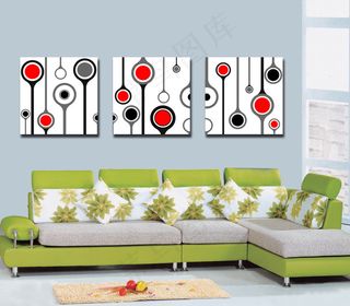 现代客厅装饰画