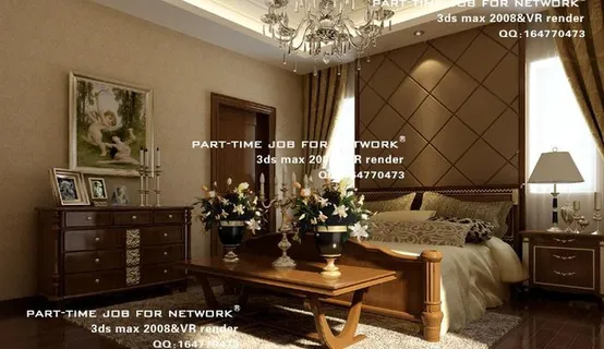 欧式卧室2 3dsmax室内设计模... 欧式卧室2 3dsmax室内设计模...