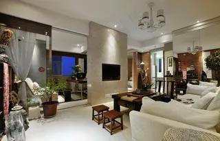 中式风格客厅效果图