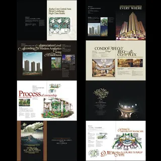 地产宣传画册设计矢量素材 地产宣传画册设计矢量素材