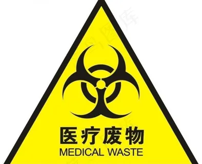医疗废物 标准矢量图图片