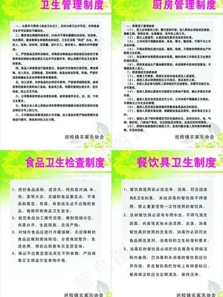 餐饮制度图片