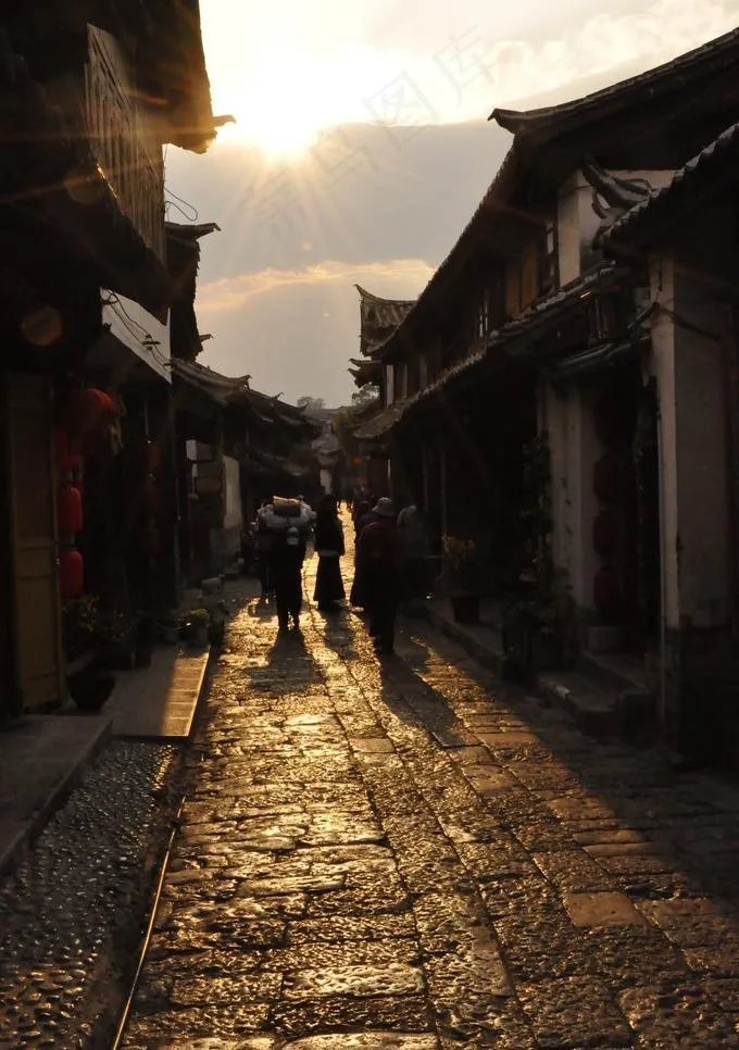 丽江古城街道 五一街图片