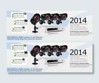 XVIM安防监控产品宣传海报图设计