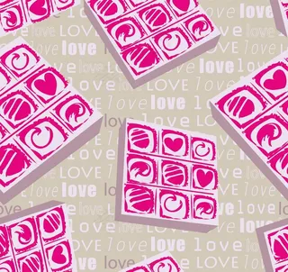 卡通爱情底纹背景图片