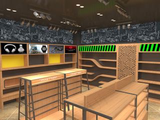 手机数码店效果图