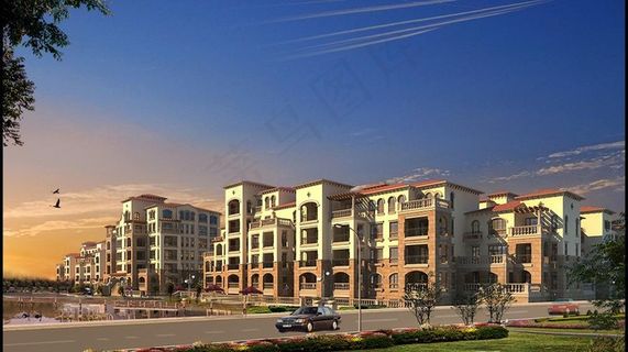 黄昏小区表现图片