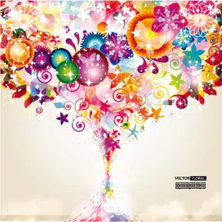 欧美花纹-2528 矢量EPS