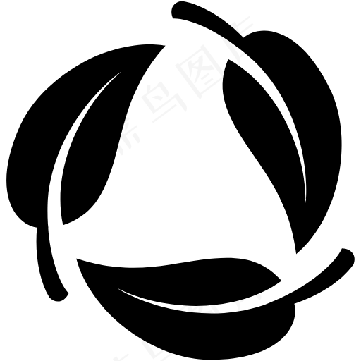 环保 环境 树叶的象征