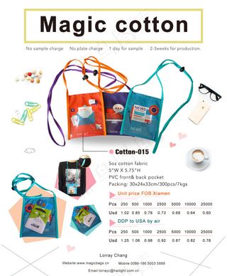 棉布工作吊牌EDM促销单