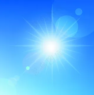 美丽的蓝色天空01矢量