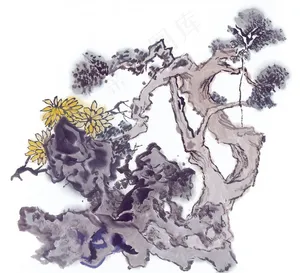 松树装饰画