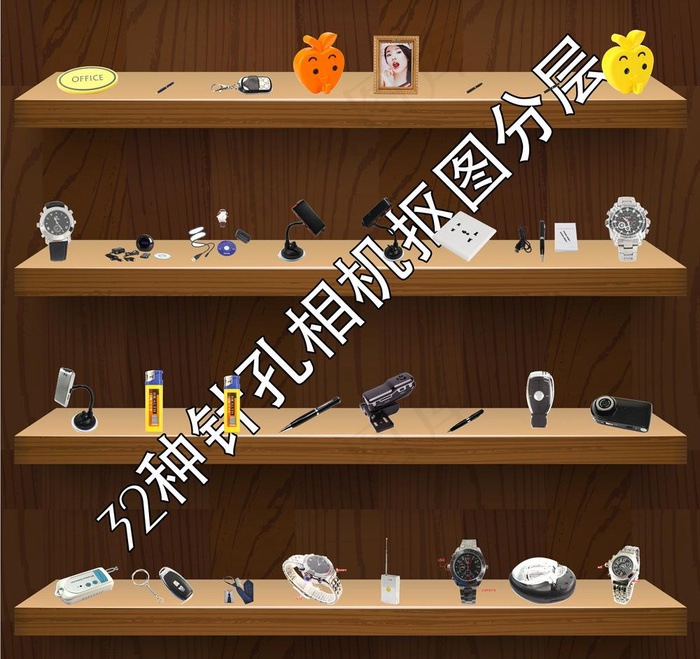 迷你相机分层图片(10000X10000(DPI:72))psd模版下载