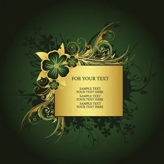 华丽欧式花纹图片