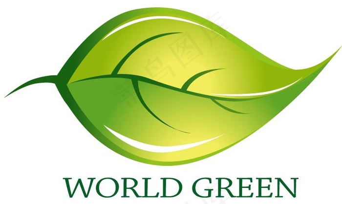 国外树叶创意logo矢量格式