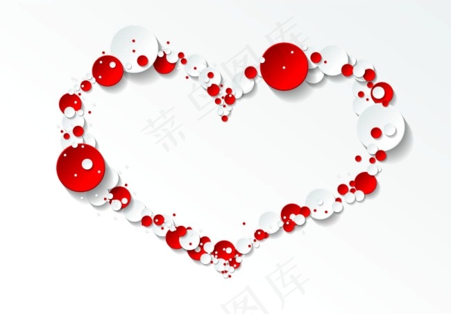 园点组成的心型