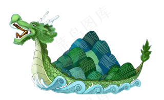 端午节卡通手绘粽子元素设计素材