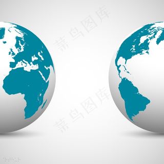 创造性的商业背景的地球