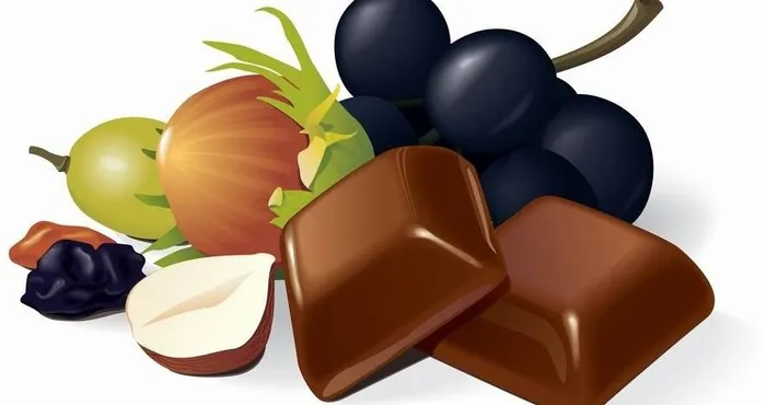 巧克力水果图片eps,ai矢量模版下载