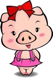 美味卡通烤乳猪食品海报素材