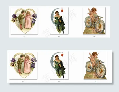 西欧复古人物免扣素材 西欧复古人物免扣素材